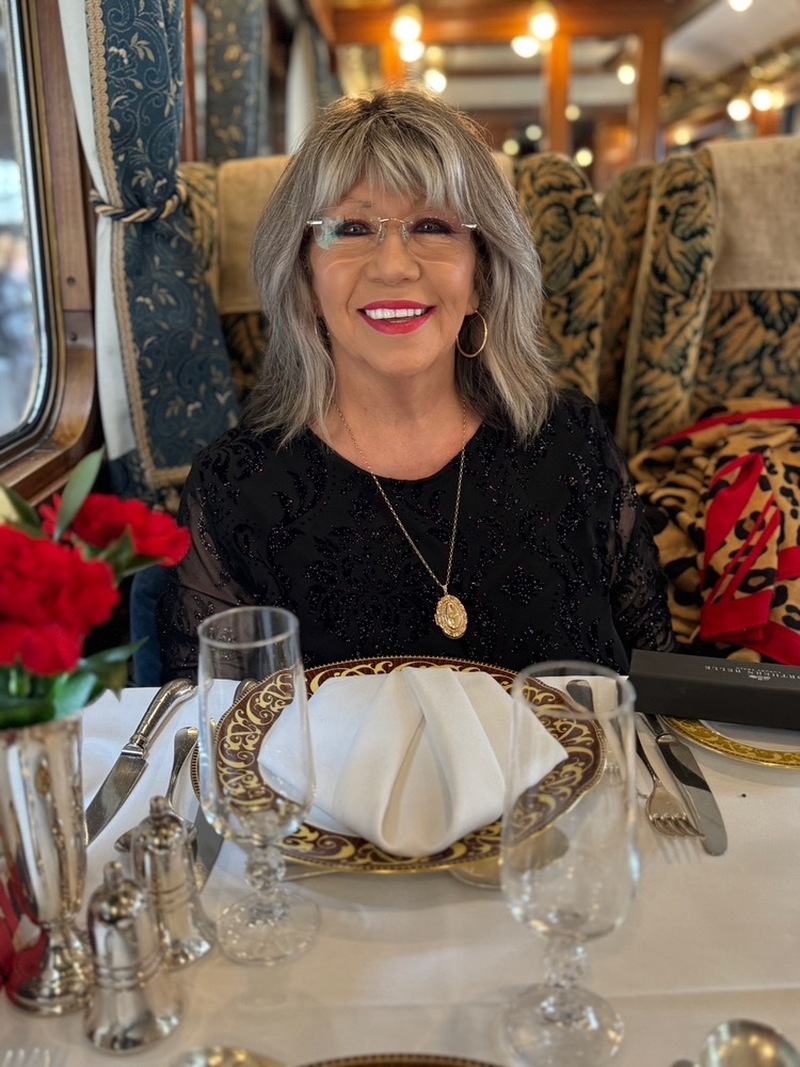 Other image for ‘Unashamed indulgence’ as Milly dines on one of world’s Top 10 most luxurious trains